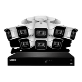 Lorex 16-Channel Fusion NVR System with Eight 4K 8MP IP Cameras Security Surveillance System New N4K3-168WB